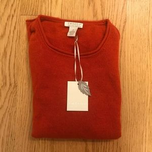 Tweeds red cashmere sweater